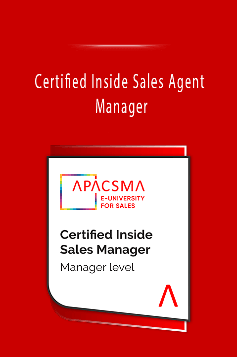 Certified Inside Sales Agent Manager