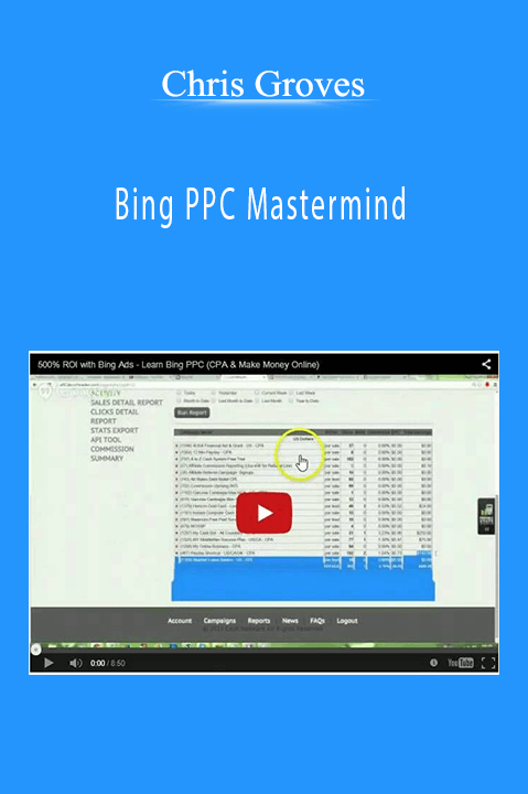 Bing PPC Mastermind – Chris Groves