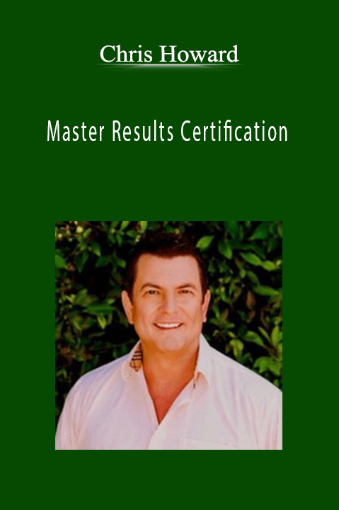 Master Results Certification – Chris Howard