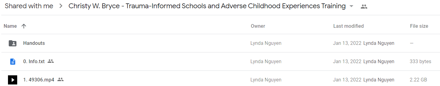 Christy W. Bryce - Trauma-Informed Schools and Adverse Childhood Experiences Training