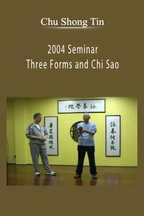 2004 Seminar: Three Forms and Chi Sao – Chu Shong Tin