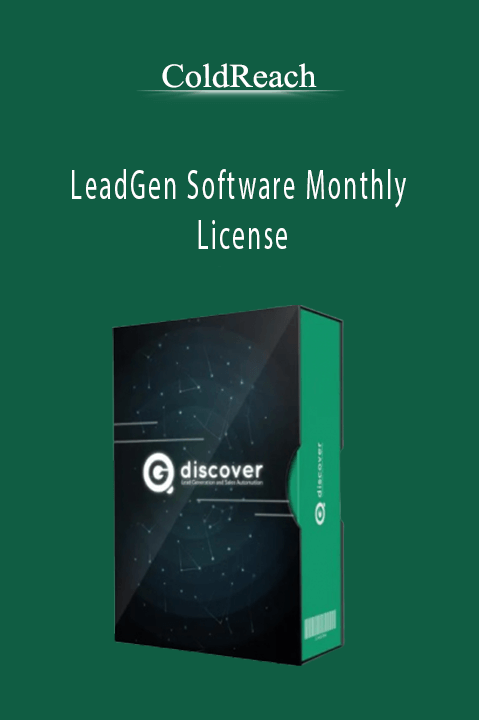 LeadGen Software Monthly License – ColdReach