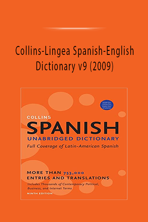 Collins–Lingea Spanish–English Dictionary v9 (2009)