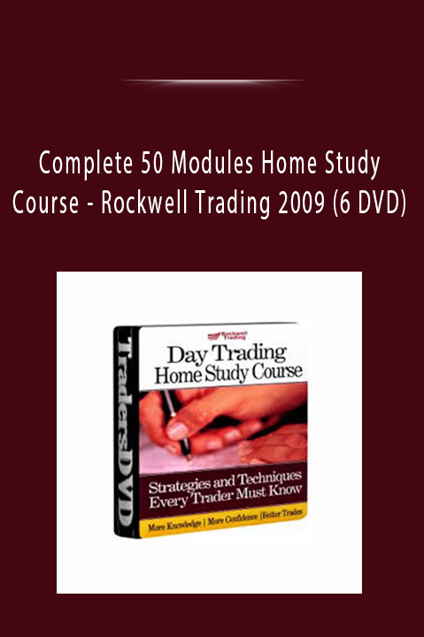 Rockwell Trading 2009 (6 DVD) – Complete 50 Modules Home Study Course