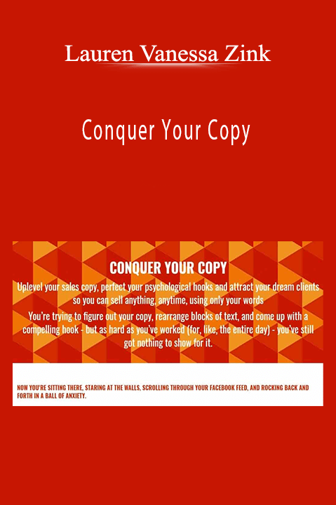 Conquer Your Copy By Lauren Vanessa Zink