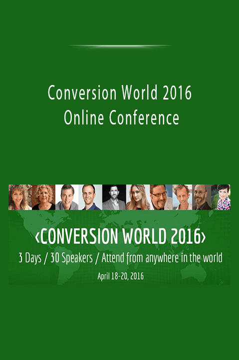 Online Conference – Conversion World 2016