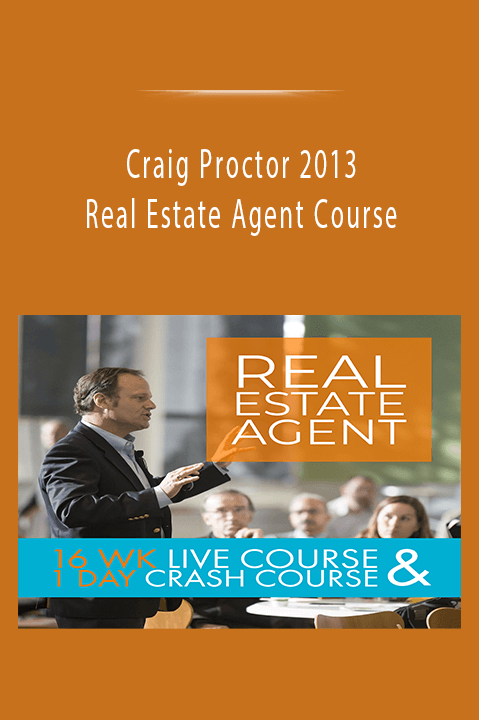 Real Estate Agent Course – Craig Proctor 2013