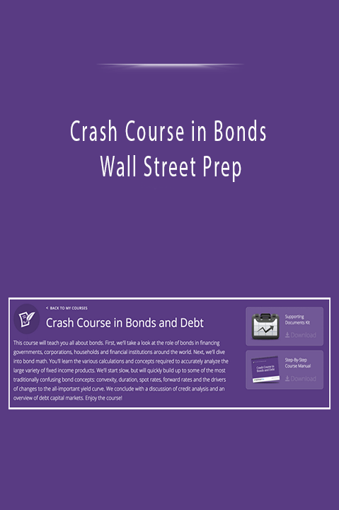 Wall Street Prep – Crash Course in Bonds