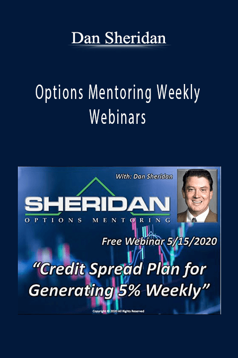 Dan Sheridan Options Mentoring Weekly Webinars