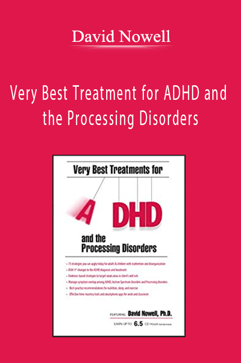 Very Best Treatment for ADHD and the Processing Disorders – David Nowell