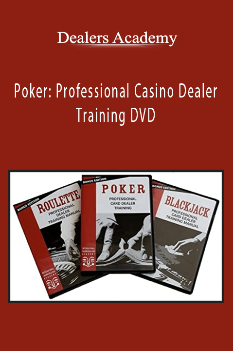 Poker: Professional Casino Dealer Training DVD – Dealers Academy