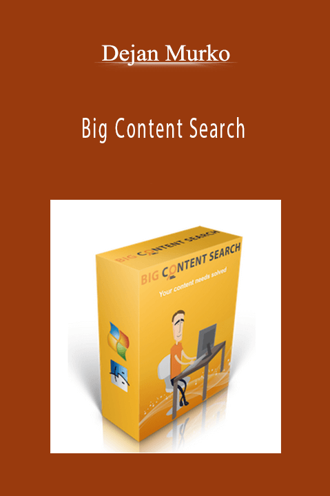 Big Content Search – Dejan Murko