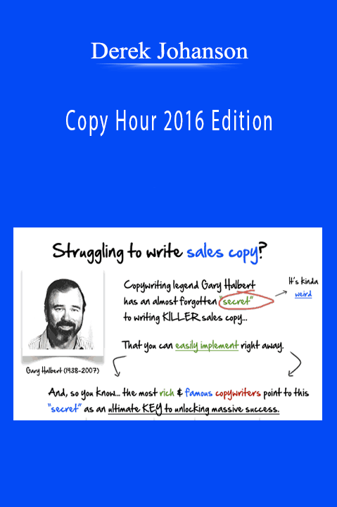 Copy Hour 2016 Edition – Derek Johanson