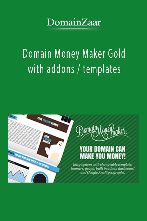 Domain Money Maker Gold with addons / templates – DomainZaar