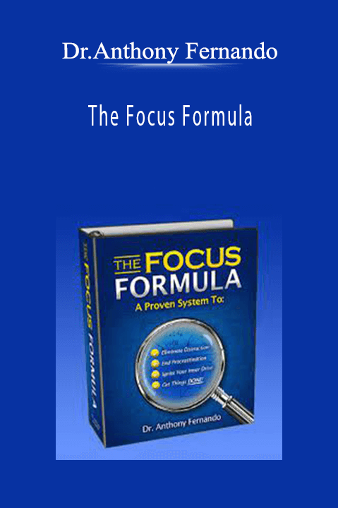 The Focus Formula – Dr.Anthony Fernando