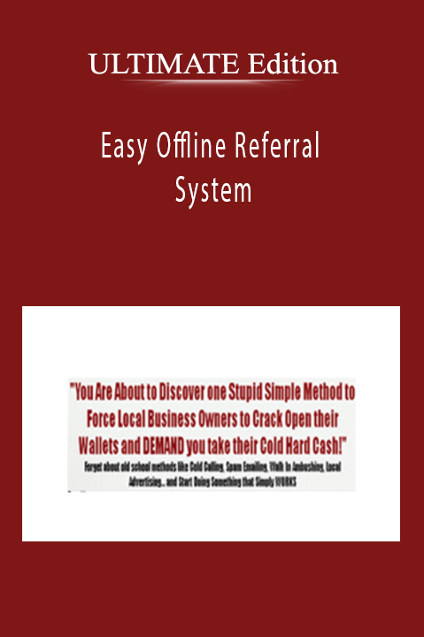 ULTIMATE Edition – Easy Offline Referral System