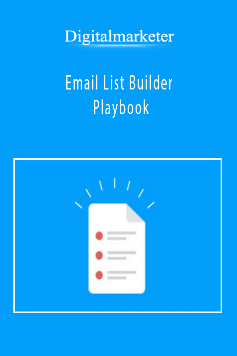 Digitalmarketer – Email List Builder Playbook