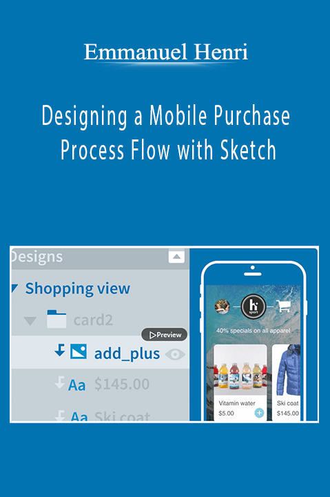 Designing a Mobile Purchase Process Flow with Sketch – Emmanuel Henri