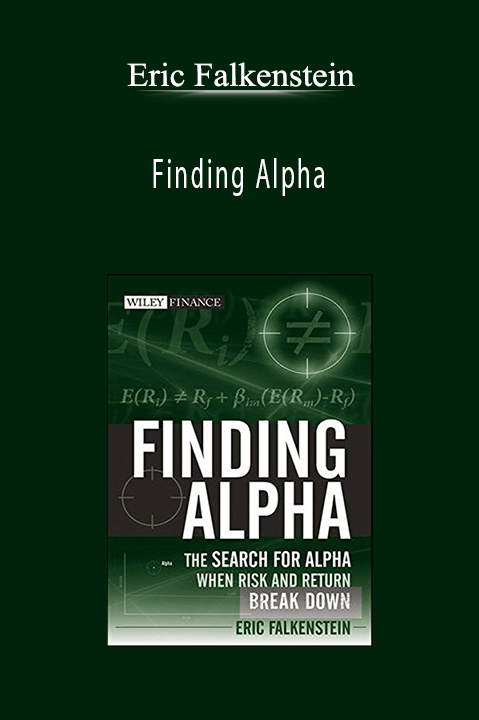 Finding Alpha – Eric Falkenstein