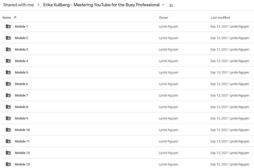 Erika Kullberg - Mastering YouTube for the Busy Professional