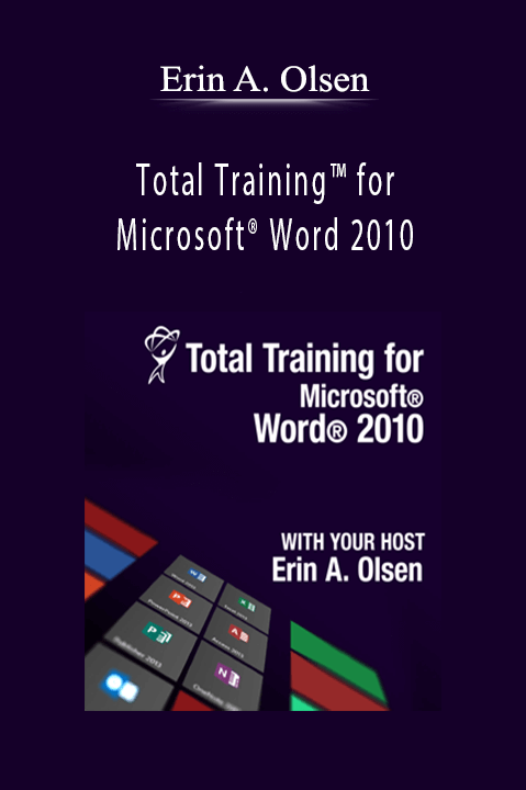 Total Training for Microsoft Word 2010 – Erin A. Olsen