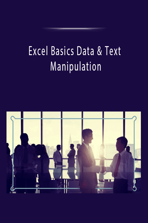 Excel Basics Data & Text Manipulation