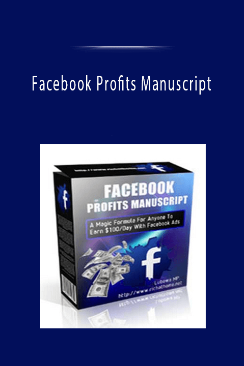 Facebook Profits Manuscript