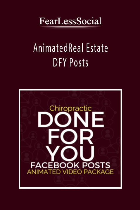 AnimatedReal Estate DFY Posts – FearLessSocial