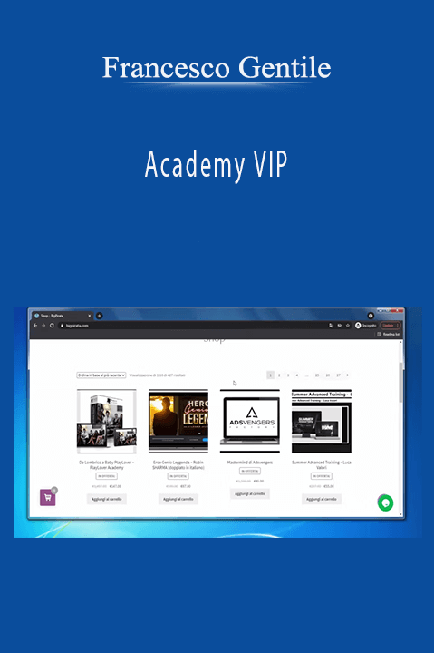 Academy VIP – Francesco Gentile