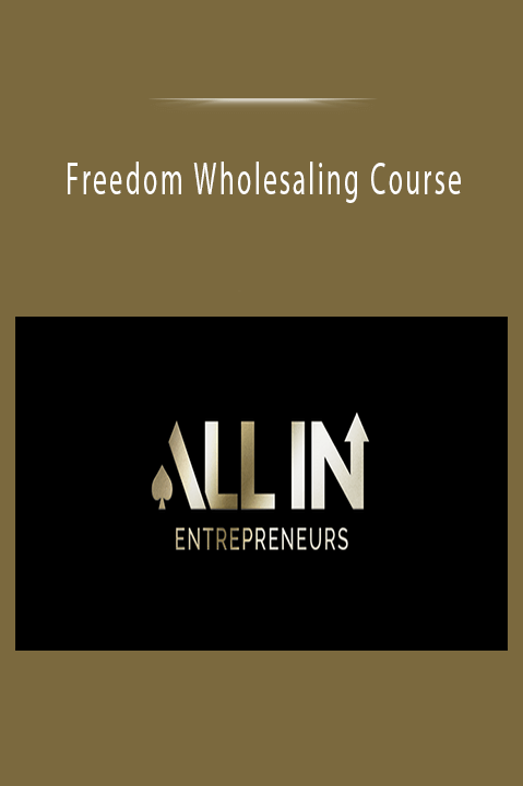 Freedom Wholesaling Course