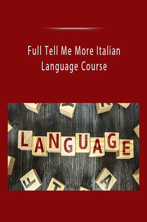 Full Tell Me More Italian Language Course