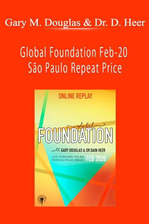 Global Foundation Feb–20 São Paulo Repeat Price – Gary M. Douglas & Dr. Dain Heer