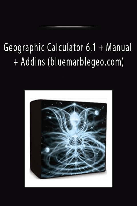 Geographic Calculator 6.1 + Manual + Addins (bluemarblegeo.com)