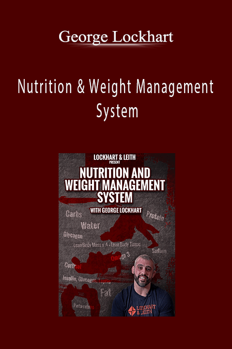 Nutrition & Weight Management System – George Lockhart