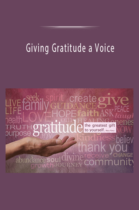 Giving Gratitude a Voice