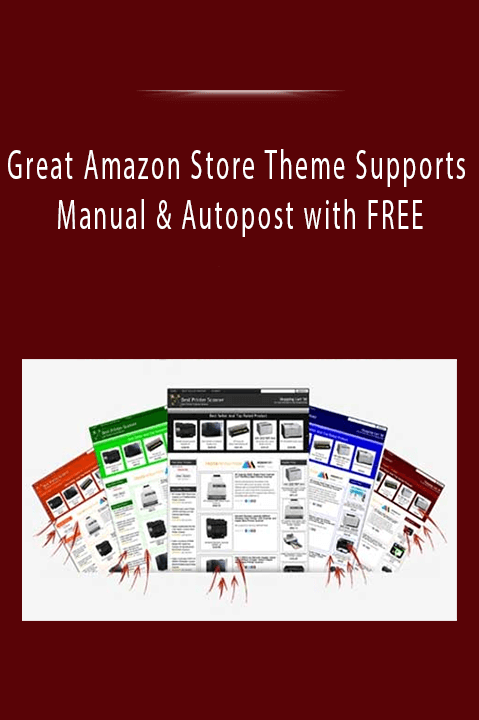 Great Amazon Store Theme Supports Manual & Autopost with FREE