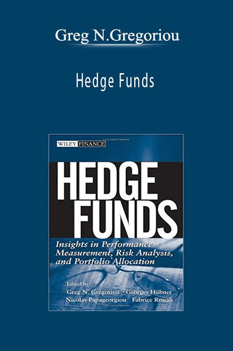 Hedge Funds – Greg N.Gregoriou