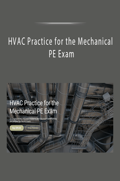 HVAC Practice for the Mechanical PE Exam