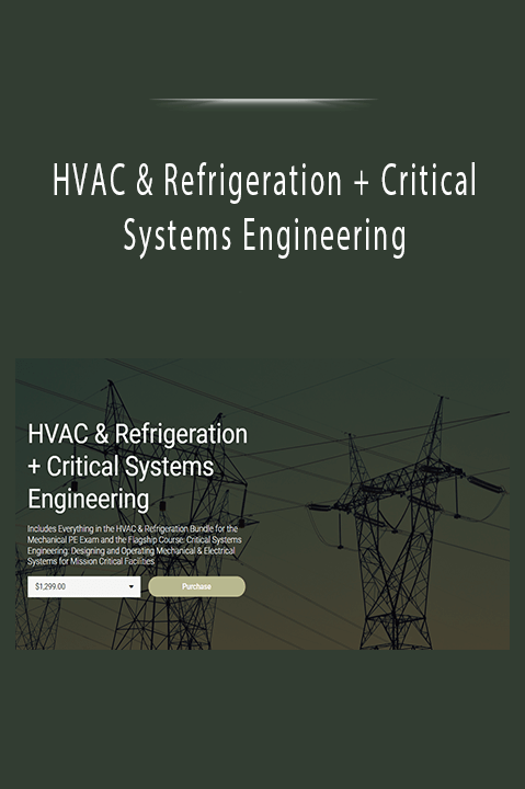 HVAC & Refrigeration + Critical Systems Engineering