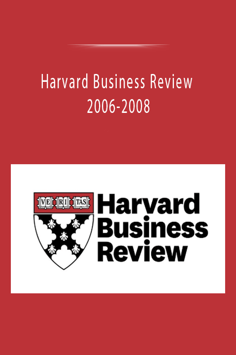 Harvard Business Review 2006–2008