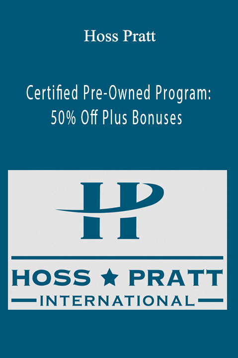 Certified Pre–Owned Program: 50% Off Plus Bonuses – Hoss Pratt