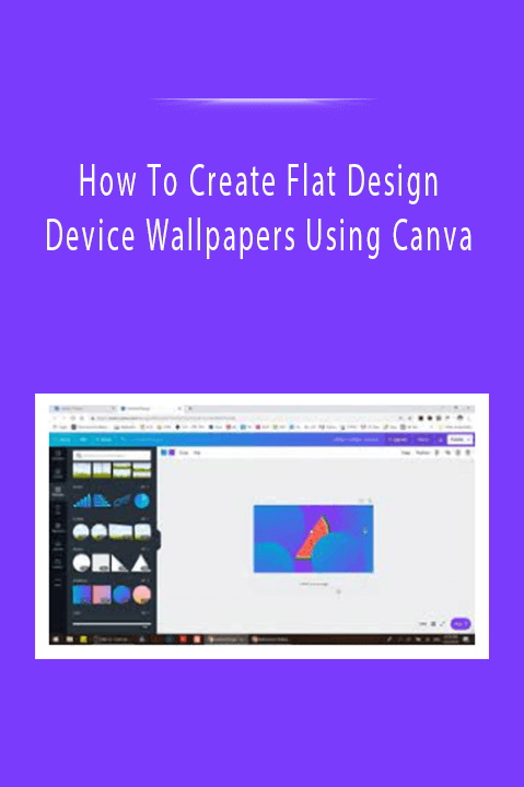 How To Create Flat Design Device Wallpapers Using Canva