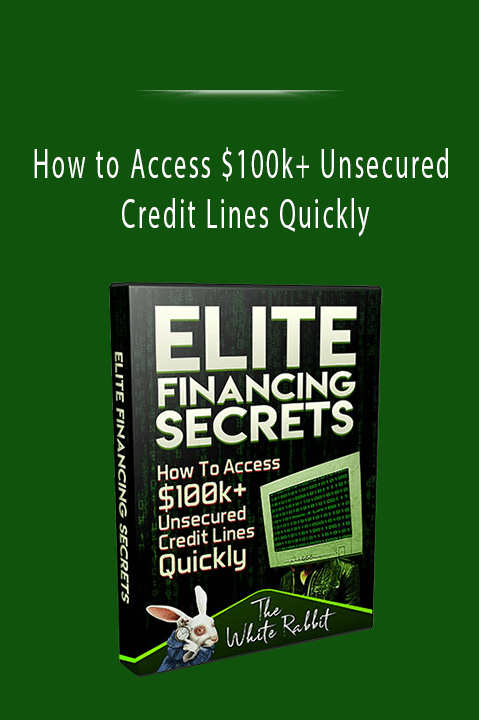 How to Access $100k+ Unsecured Credit Lines Quickly