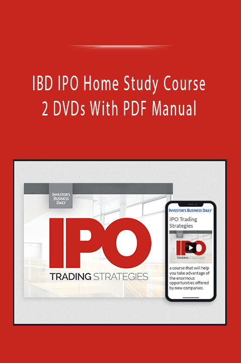 IBD IPO Home Study Course 2 DVDs With PDF Manual