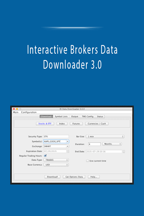 Interactive Brokers Data Downloader 3.0