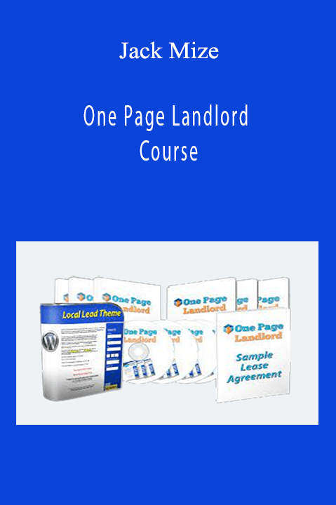 One Page Landlord Course – Jack Mize