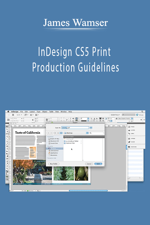 InDesign CS5 Print Production Guidelines – James Wamser