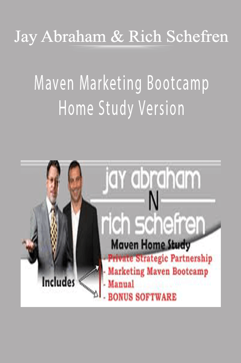 Maven Marketing Bootcamp Home Study Version – Jay Abraham & Rich Schefren