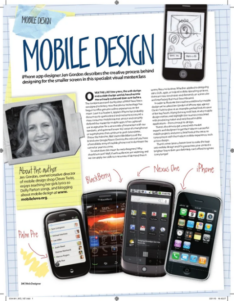 Jen Gordon - Mobile App Design