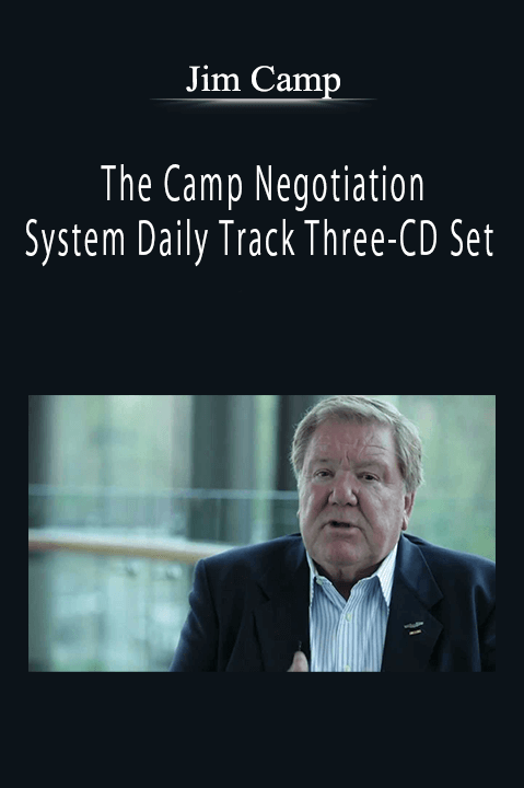 Jim Camp - The Camp Negotiation System Daily Track Three-CD Set